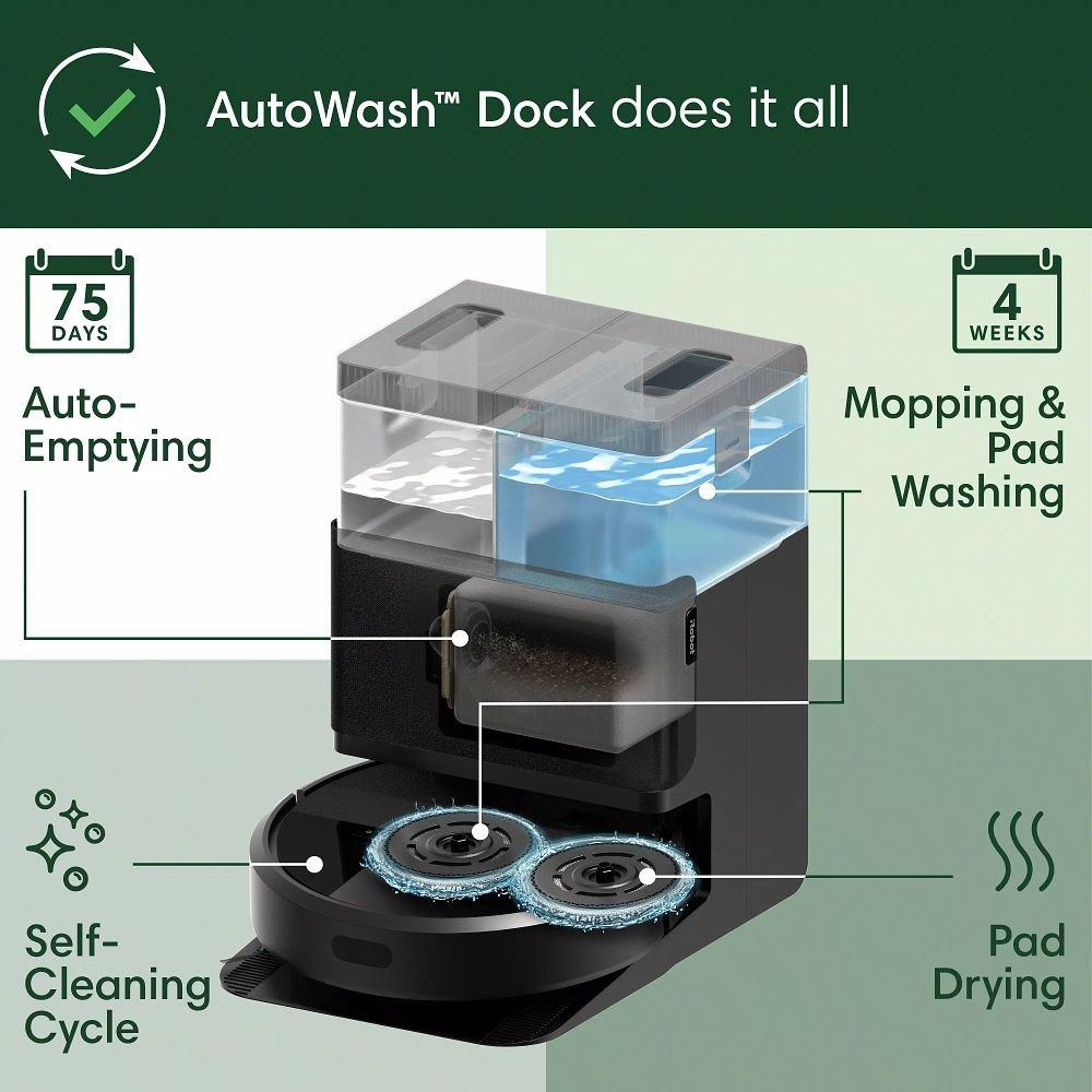iRobot Roomba Plus 405 Combo robot + AutoWash dock - New